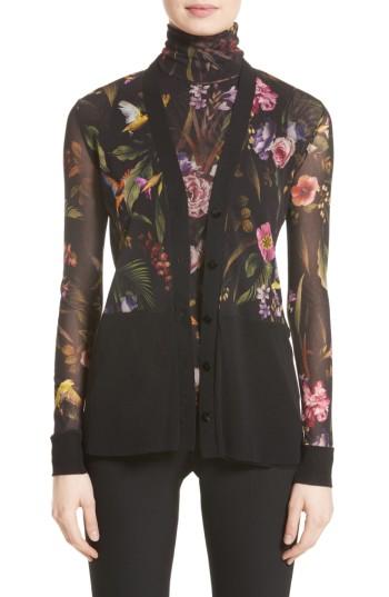 Women's Fuzzi Tulle Cardigan