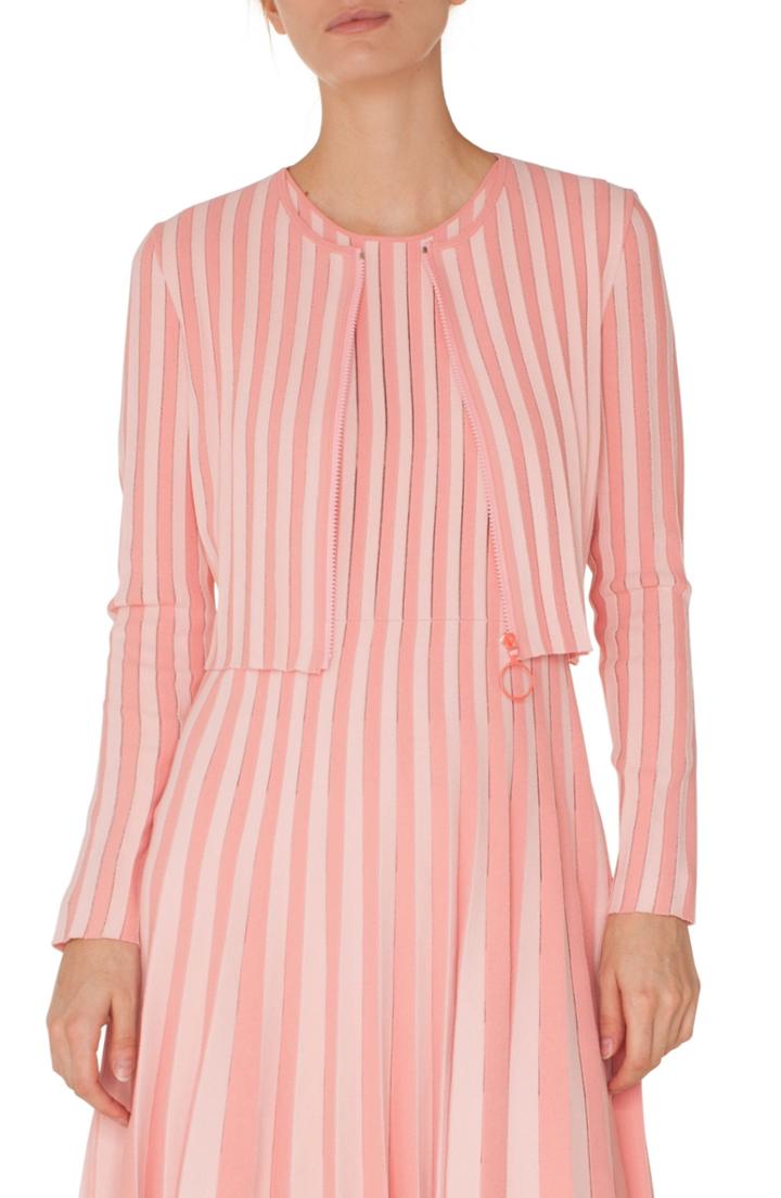 Women's Akris Punto Stripe Cardigan Bolero
