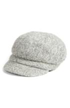 Women's August Hat Boys Are Back Boucle Newsboy Cap - Grey