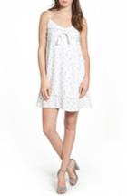 Women's Lush Tie Front Babydoll Dress - White