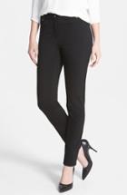 Women's Two By Vince Camuto Skinny Ponte Pants /12 - Black