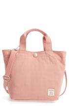 Doughnut Pocketote Water Repellent Nylon Tote - Pink