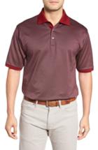 Men's Bobby Jones Verde Jacquard Mercerized Cotton Polo - Red