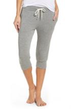 Women's Monrow Crop French Terry Sweatpants - Grey