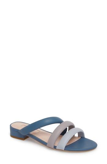 Women's Avec Les Filles Carla Slide Sandal M - Blue