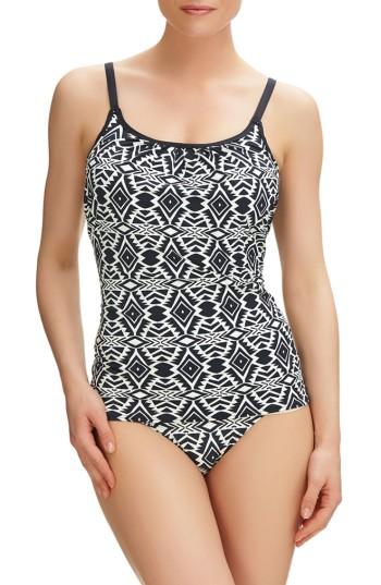 Women's Fantasie Beqa Underwire Tankini Top F (4d Us) - Black