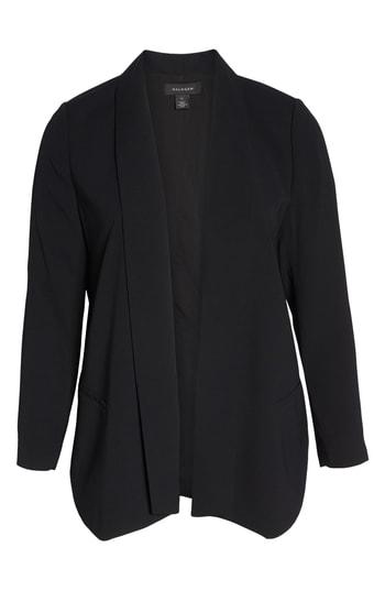 Petite Women's Halogen Shawl Collar Blazer P - Black