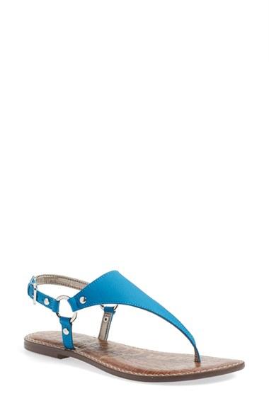 Women's Sam Edelman 'greta' Sandal .5 M - Blue