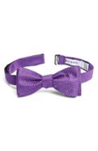 Men's Calibrate Saturated Dot Silk Bow Tie, Size - Red