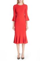 Women's Dolce & Gabbana Ruffle Hem Dress Us / 38 It - Red