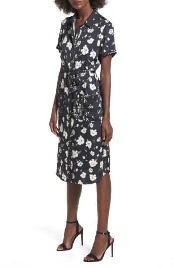 Women's L'academie The Shirt Dress Midi Dress - Black