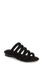 Women's Kelsi Dagger Brooklyn Saga Strappy Slide Sandal .5 M - Black