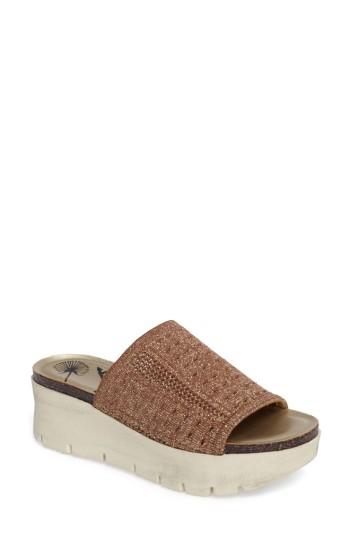 Women's Otbt Gravity Slide Sandal M - Metallic