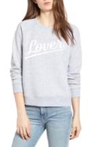 Women's Rebecca Minkoff Lover Sweatshirt, Size - Grey