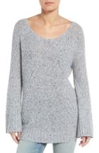 Women's Hinge Slouchy Tunic Sweater, Size - Grey