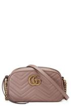 Gucci Small Gg Marmont 2.0 Matelasse Leather Camera Bag - Beige