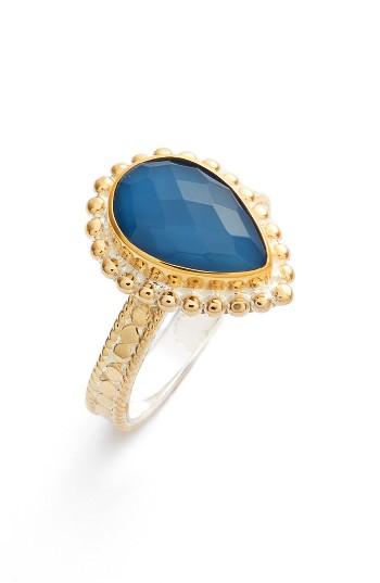 Women's Anna Beck Blue Quartz Teardrop Ring