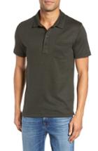 Men's Billy Reid Smith Slim Fit Polo, Size - Green