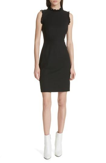 Women's Rebecca Taylor Spring Ruffle Dress - Black