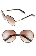 Women's Tom Ford Georgia 59mm Sunglasses - Rose Gold/ Havana/ Brown