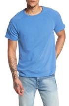 Men's The Rail Raw Edge Raglan T-shirt, Size - Blue