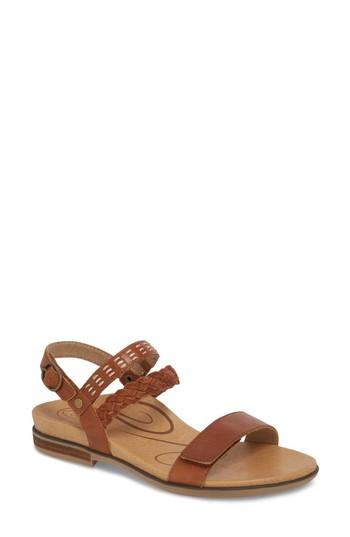 Women's Aetrex Celeste Sandal Eu - Brown