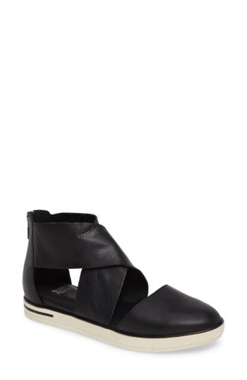 Women's Eileen Fisher Carver Flat .5 M - Black