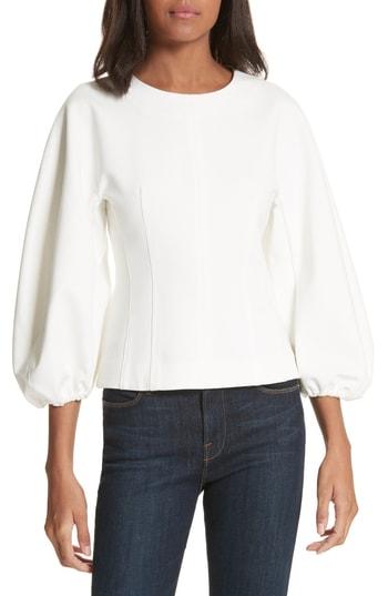 Women's Tibi Balloon Sleeve Top