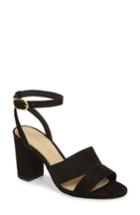 Women's Etienne Aigner Legend Ankle Strap Sandal .5 M - Black