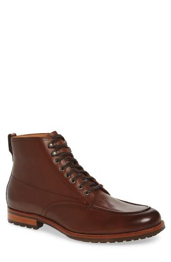 Men's John W. Nordstrom Msalamanca Apron Toe Boot M - Brown