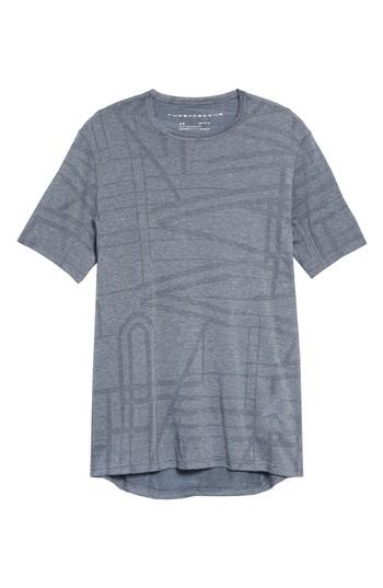 Men's Under Armour Threadborne Elite Crewneck T-shirt - Blue