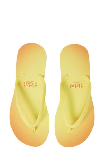 Women's Tidal New York Halo Flip Flop M - Yellow