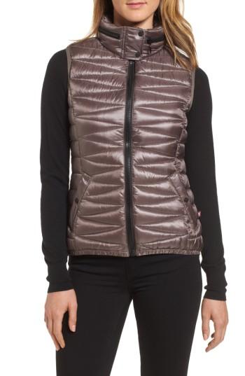 Women's Bernardo Packable Vest - White
