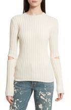 Women's Helmut Lang Re-edition Elbow Cutout Lambswool Sweater