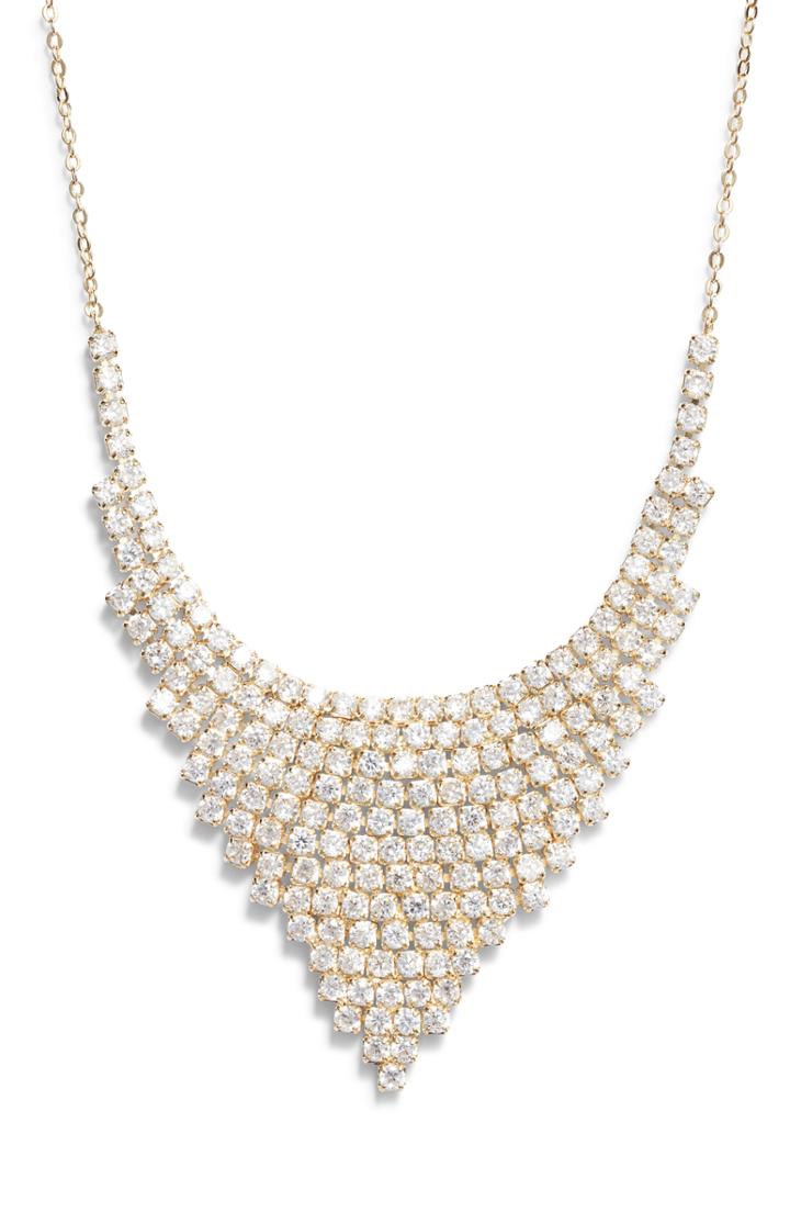 Women's Nordstrom Mesh Cubic Zirconia Necklace