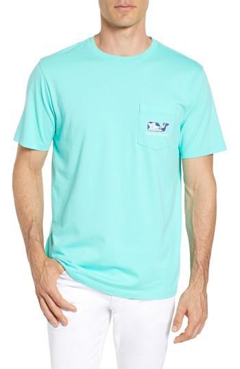 Men's Vineyard Vines Starfish Whale Pocket T-shirt - Blue