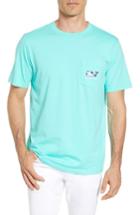 Men's Vineyard Vines Starfish Whale Pocket T-shirt - Blue