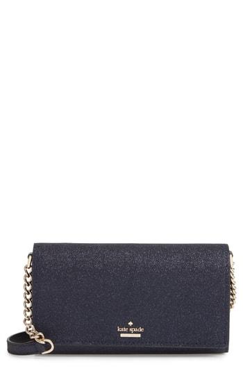 Kate Spade New York Burgess Court - Glitter Corin Crossbody Bag - Blue