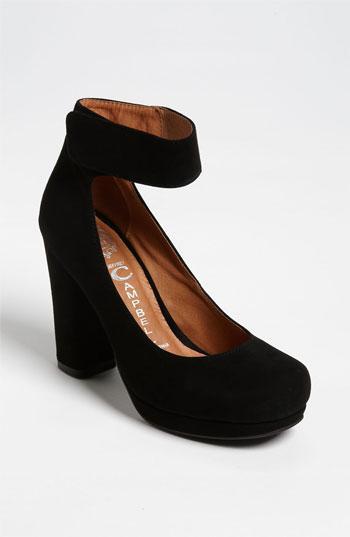 Jeffrey Campbell 'aurora' Ankle Strap Pump Black Suede