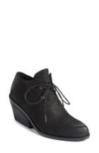 Women's Eileen Fisher Charlie Lace-up Bootie .5 M - Black
