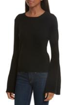 Women's Alice + Olivia Parson Bell Sleeve Sweater - Black