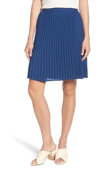 Women's Gibson X Hi Sugarplum! Navio Pleat Skirt - Blue