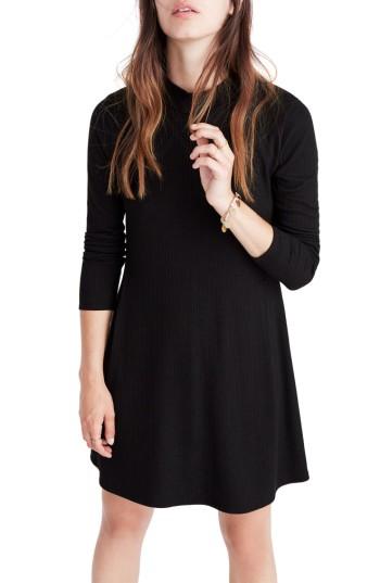 Women's Madewell Mock Neck Marled Knit Dress