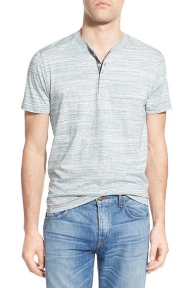 Men's Jeremiah 'jared' Short Sleeve Cotton Henley