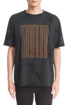 Men's T By Alexander Wang Tie Dye Barcode Graphic T-shirt