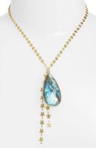 Women's Mad Jewels Cosmic Labradorite Pendant Y-necklace