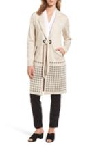 Women's Nic+zoe Sweet Stud Long Jacket - Beige