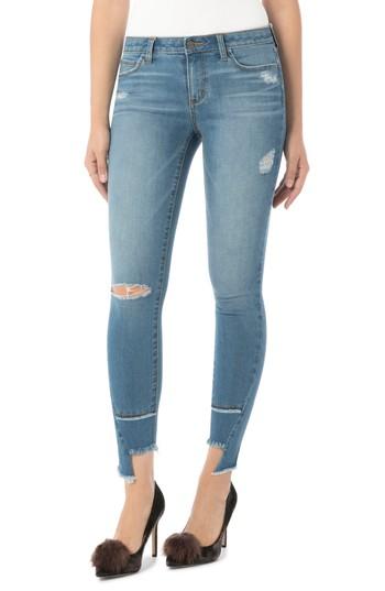 Women's Sam Edelman Ripped Kitten Jeans - Blue
