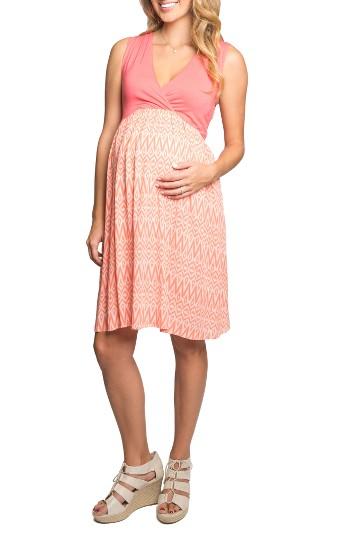 Women's Everly Grey Cleo Maternity/nursing Dress
