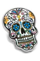 Men's Cufflinks, Inc. Day Of The Dead Skull Lapel Pin